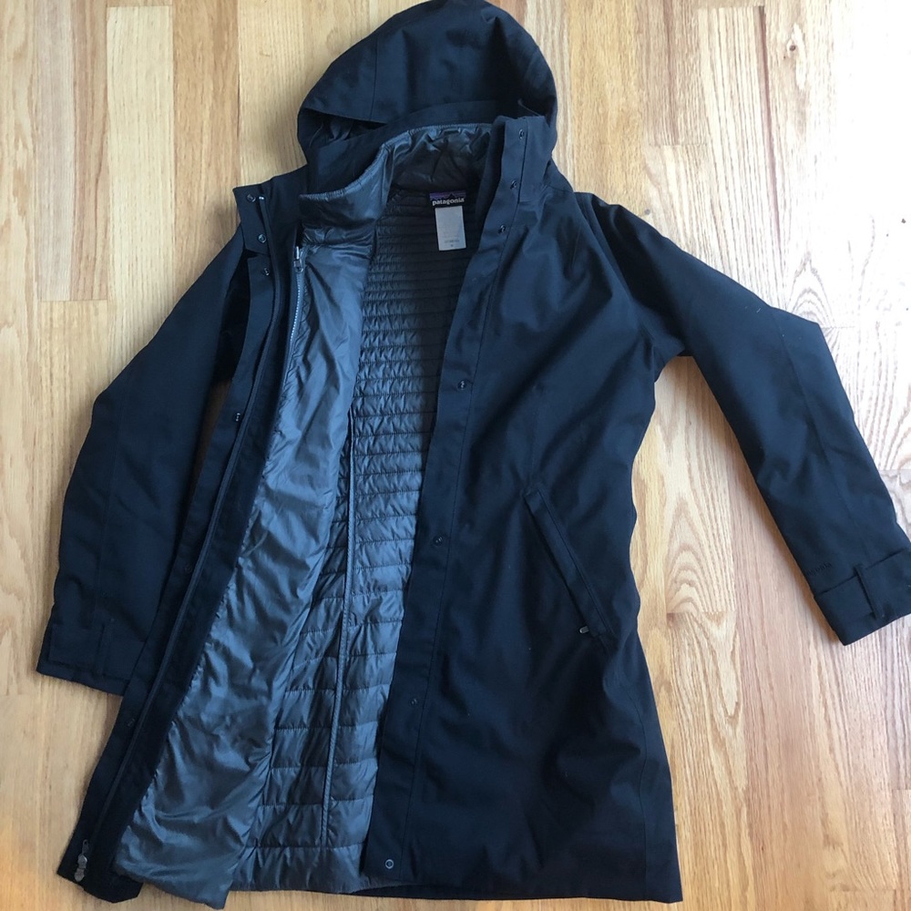 Patagonia Vosque 3-1 parka size M BLK/Gray